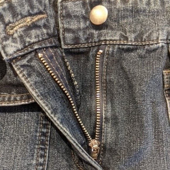 11. Willi Smith Cotton Denim Skirt Size 6 - Picture 3 of 5